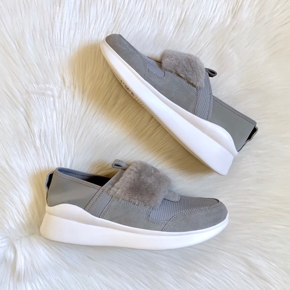 UGG Seal Pico Sneaker With Genuine Shearling Trim - Picture 4 of 6